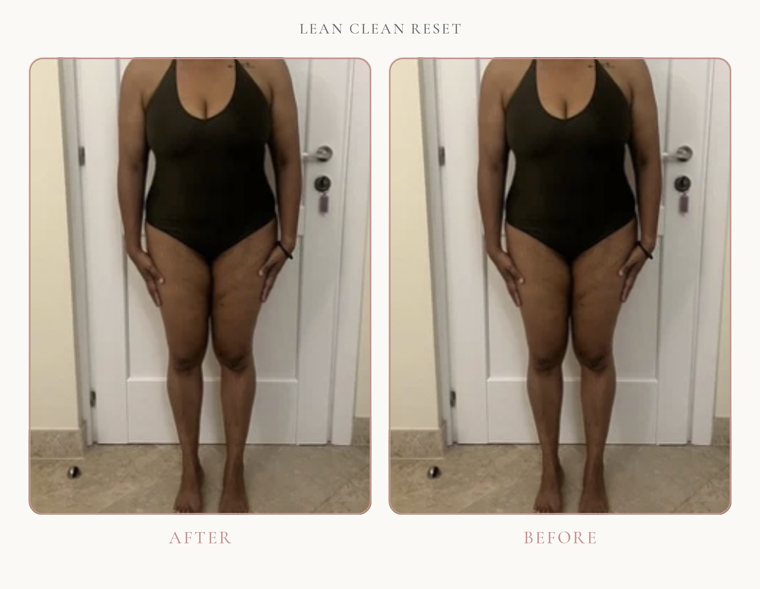 Lean Clean Reset before and after transformation